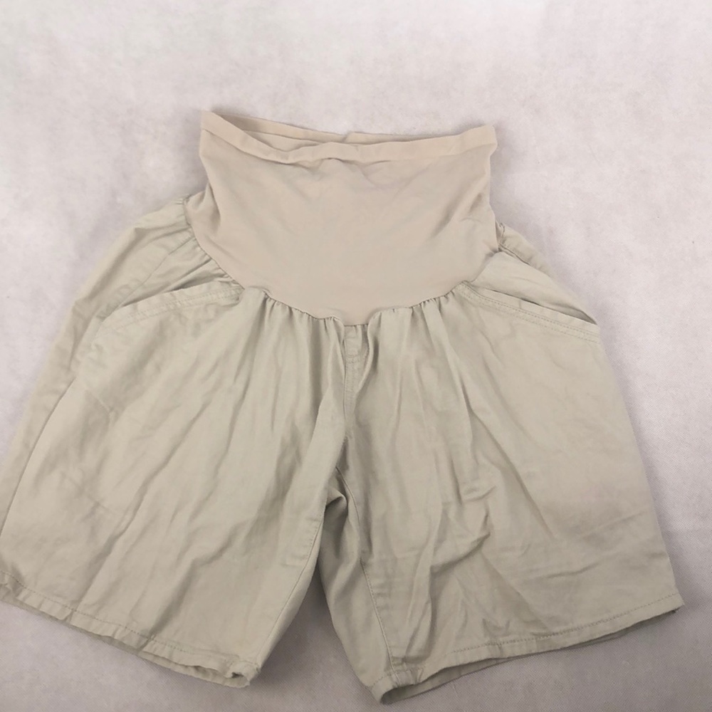 Women’s motherhood maternity shorts pockets Sz XL